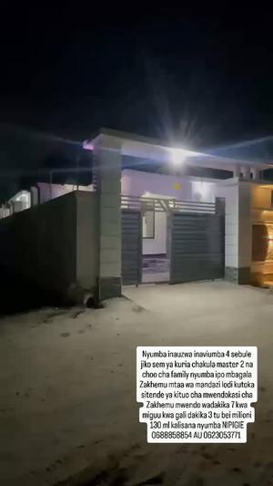 Nyumba ya vyumba vinne inauzwa Mbagala Zakhemu, Dar Es Salaam Nyumba ya vyumba vinne inauzwa Mbagala Zakhemu, Dar Es Salaam