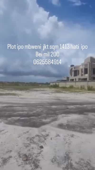 Kiwanja kinauzwa Mbweni Jkt, Dar Es Salaam (1413 sqm)