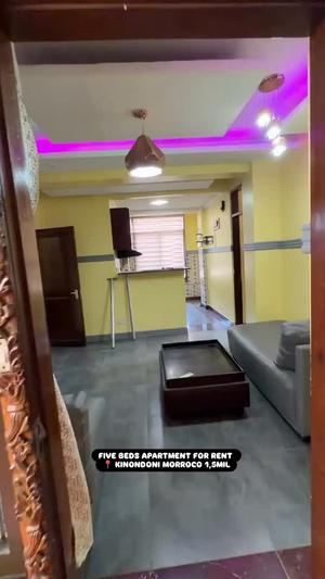Nyumba/Apartment ya vyumba vitano inapangishwa Kinondoni Morroco, Dar Es Salaam