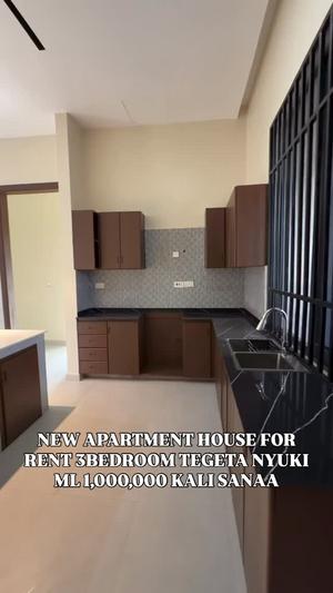 Nyumba/Apartment ya vyumba vitatu inapangishwa Tegeta Nyuki, Dar Es Salaam