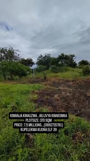 Residential Plot for Sale in Kiluvya Kwa Komba, Pwani (370 sqm)