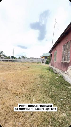 Residential Plot for Sale in Mbweni R, Dar Es Salaam (1281 sqm) Residential Plot for Sale in Mbweni R, Dar Es Salaam (1281 sqm)