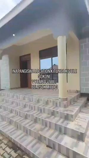 Nyumba/Apartment ya vyumba viwili inapangishwa Kivule, Dar Es Salaam