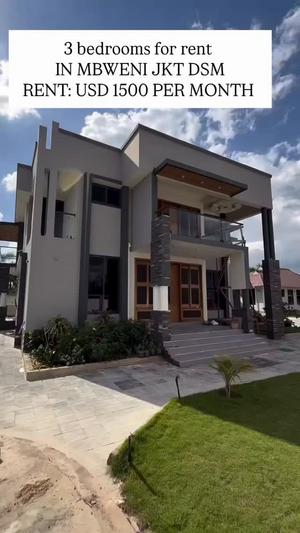 3 Bedrooms Apartment for Rent in Mbweni Jkt, Dar Es Salaam