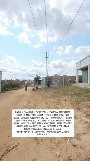 Commercial Plot for Sale in Mikwambe, Dar Es Salaam (2 acre)