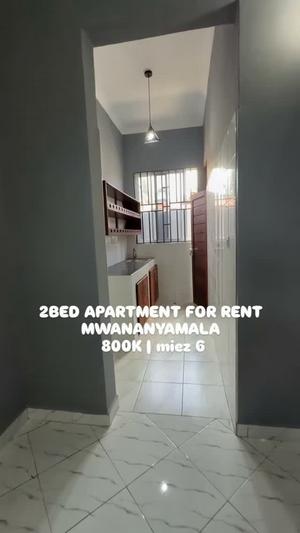 Apartment ya vyumba viwili inapangishwa Mwananyamala, Dar Es Salaam