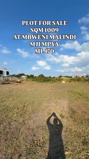Kiwanja kinauzwa Mbweni Malindi, Dar Es Salaam sqm 1009