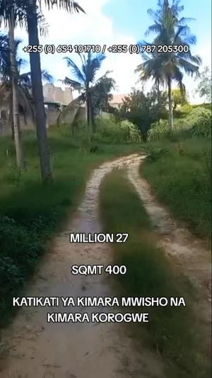 Residential Plot for Sale in Kimara Korogwe, Dar Es Salaam (400 sqm) Residential Plot for Sale in Kimara Korogwe, Dar Es Salaam (400 sqm)