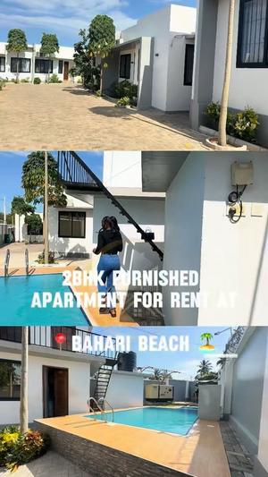 Apartment (Furnished) ya vyumba viwili inapangishwa Bahari Beach, Dar Es Salaam Apartment (Furnished) ya vyumba viwili inapangishwa Bahari Beach, Dar Es Salaam