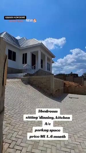 Nyumba ya vyumba vitatu inapangishwa Kimara Korogwe, Dar Es Salaam Nyumba ya vyumba vitatu inapangishwa Kimara Korogwe, Dar Es Salaam