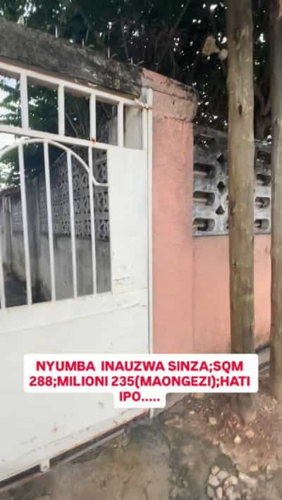 Residential Plot for Sale in SINZA, Dar Es Salaam (288 sqm)