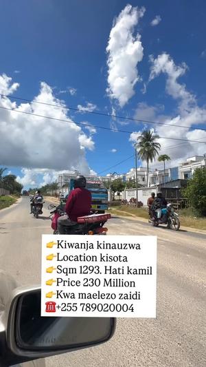Plot for sale in Kisota, Dar Es Salaam sqm 1293 Plot for sale in Kisota, Dar Es Salaam sqm 1293