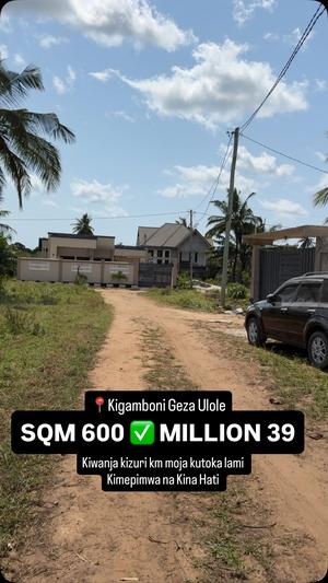 Plot for sale in Kigamboni, Dar Es Salaam sqm 600 Plot for sale in Kigamboni, Dar Es Salaam sqm 600