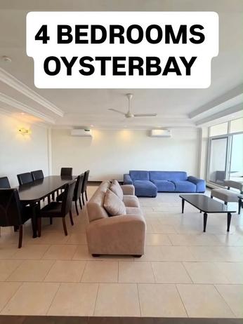 Nyumba (Furnished) ya vyumba vinne inapangishwa Oysterbay, Dar Es Salaam
