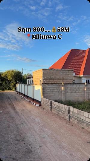 Kiwanja kinauzwa Mlimwa C, Dodoma sqm 803 Kiwanja kinauzwa Mlimwa C, Dodoma sqm 803