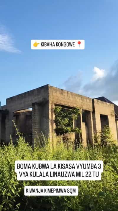 Nyumba ya vyumba vitatu inauzwa Kibaha Kongowe, Pwani (700 sqm)