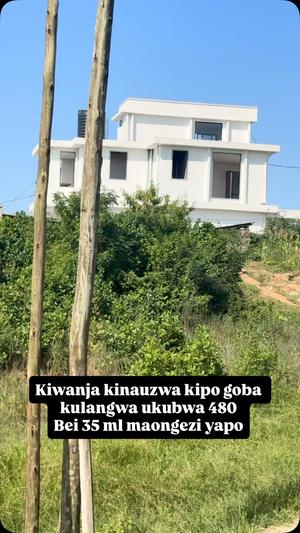 Kiwanja kinauzwa Goba Kulangwa, Dar Es Salaam sqm 480 Kiwanja kinauzwa Goba Kulangwa, Dar Es Salaam sqm 480