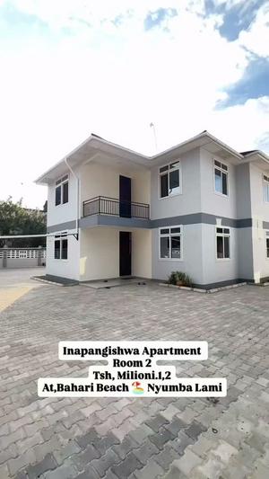 Apartment ya vyumba viwili inapangishwa Bahari Beach, Dar Es Salaam