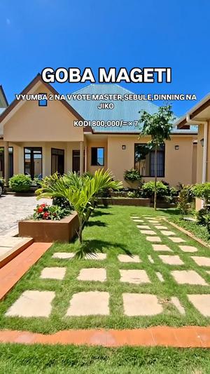 Apartment ya vyumba viwili inapangishwa Goba Mageti, Dar Es Salaam