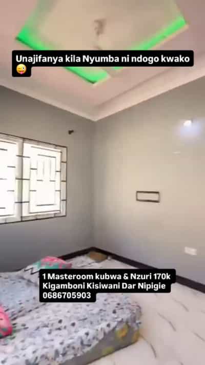 Nyumba ya chumba kimoja inapangishwa Kigamboni Kisiwani, Dar Es Salaam