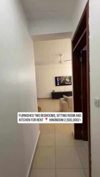 Apartment (Furnished) ya vyumba viwili inapangishwa Kinondoni Kwa Pinda, Dar Es Salaam