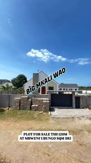 Kiwanja kinauzwa Mbweni, Dar Es Salaam (582 sqm) Kiwanja kinauzwa Mbweni, Dar Es Salaam (582 sqm)