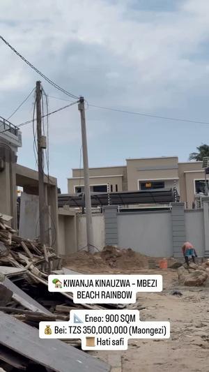 Plot for sale in Mbezi Beach Rainbow, Dar Es Salaam sqm 900 Plot for sale in Mbezi Beach Rainbow, Dar Es Salaam sqm 900