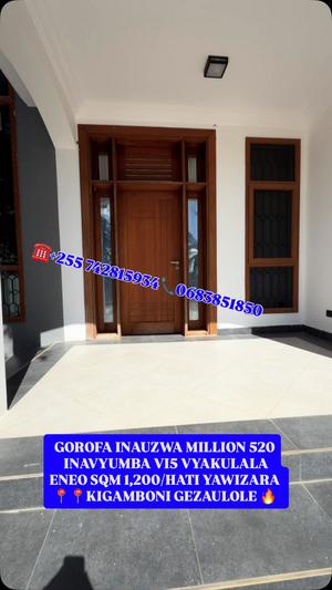 5 Bedrooms House for Sale in Kigamboni Gezaulole, Dar Es Salaam (1200 sqm) 5 Bedrooms House for Sale in Kigamboni Gezaulole, Dar Es Salaam (1200 sqm)