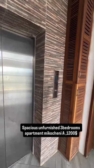 Nyumba/Apartment ya vyumba vitatu inapangishwa Mikocheni, Dar Es Salaam