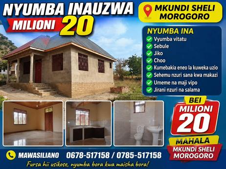 3 Bedrooms House for Sale in Mkundi Sheli, Morogoro 3 Bedrooms House for Sale in Mkundi Sheli, Morogoro