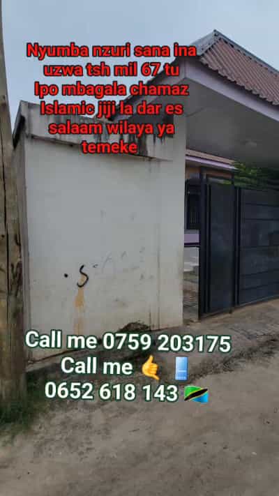 Nyumba inauzwa Mbagala Chamazi Island, Dar Es Salaam