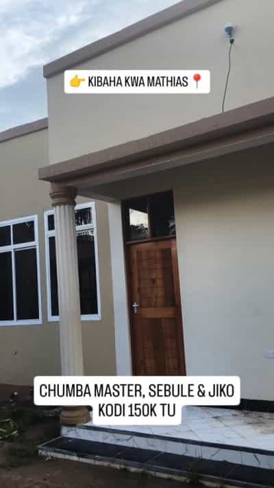 Nyumba ya chumba kimoja inapangishwa Kibaha Kwa Mathias, Pwani