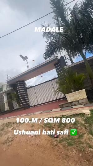 Plot for sale in Madale, Dar Es Salaam sqm 800
