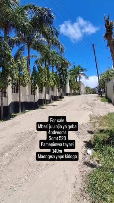 Nyumba ya vyumba vinne inauzwa Mbezi Juu, Dar Es Salaam (520 sqm)