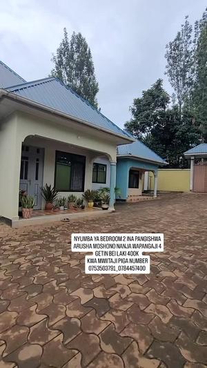 Nyumba ya vyumba viwili inapangishwa Moshono Nanja, Arusha