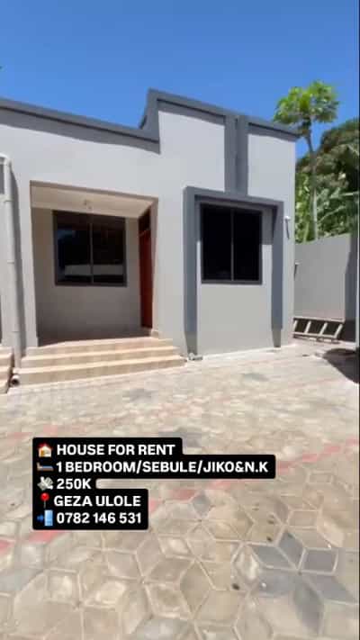 Nyumba ya chumba kimoja inapangishwa Kigamboni Geza Ulole, Dar Es Salaam