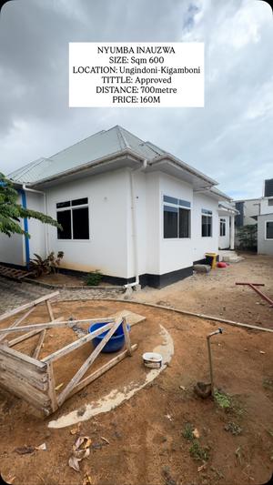 4 Bedrooms House for Sale in Ungindoni, Dar Es Salaam (600 sqm)