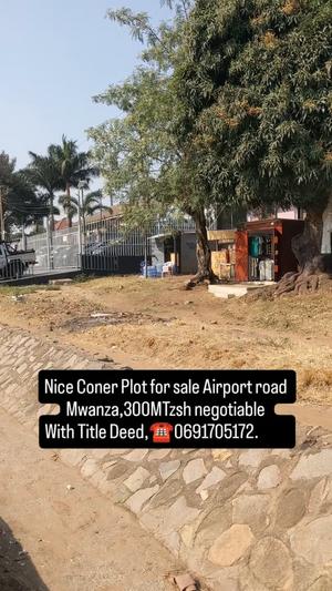 Plot for sale in Airport Road, Mwanza Plot for sale in Airport Road, Mwanza