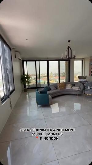 3 Bedrooms Furnished Apartment for Rent in Kinondoni, Dar Es Salaam