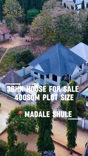 Nyumba ya vyumba vitatu inauzwa Madale Shule, Dar Es Salaam (400 sqm)