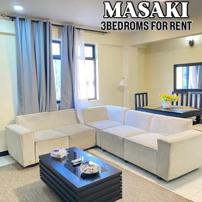 Apartment (Furnished) ya vyumba vitatu inapangishwa Masaki, Dar Es Salaam