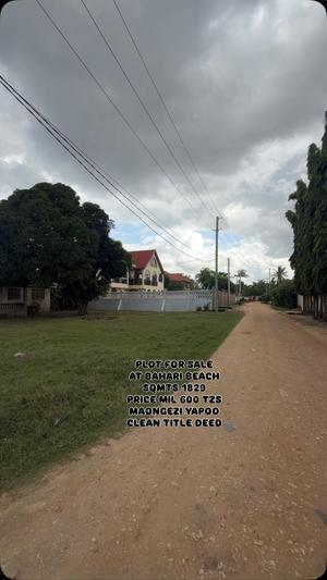 Plot for sale in Bahari Beach, Dar Es Salaam sqm 1829 Plot for sale in Bahari Beach, Dar Es Salaam sqm 1829