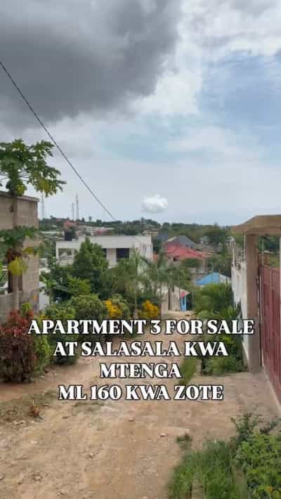 Apartment ya vyumba viwili inauzwa Salasala kwa Mtenga, Dar Es Salaam (563 sqm)