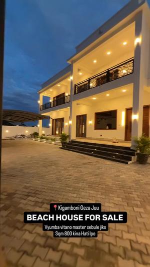 Nyumba ya vyumba vitano inauzwa Kigamboni, Dar Es Salaam (800 sqm)