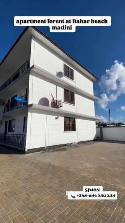Apartment ya vyumba viwili inapangishwa Bahari Beach Madini, Dar Es Salaam
