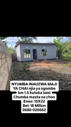 Nyumba ya chumba kimoja inauzwa Maji Ya Chai, Arusha (330 sqm) Nyumba ya chumba kimoja inauzwa Maji Ya Chai, Arusha (330 sqm)