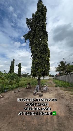 Kiwanja kinauzwa Bahari Beach, Dar Es Salaam sqm 3757