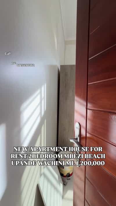 Apartment ya vyumba viwili inapangishwa Mbezi Beach, Dar Es Salaam