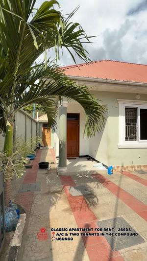 Apartment ya vyumba viwili inapangishwa Ubungo, Dar Es Salaam