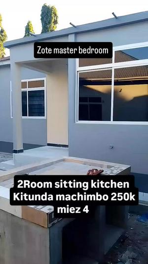Apartment ya vyumba viwili inapangishwa Kitunda Machimbo, Dar Es Salaam